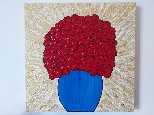 Quadro moderno dipinto - , a