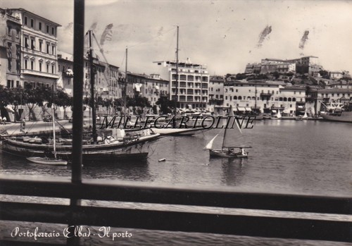Portoferraio porto 1957 - portoferraio.,