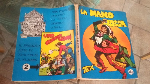 Tex gigante mano rossa - gigante, n.1
