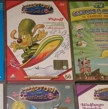 CANZONI DELLO ZECCHINO D'ORO CON CARTONI DVD POPOF