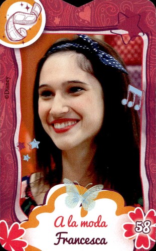 Card violetta giochi preziosi - violetta,