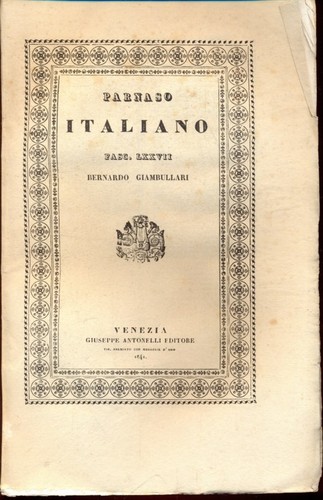 Parnaso italiano fascicolo - italiano,
