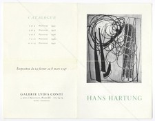 Hans HARTUNG. Carton