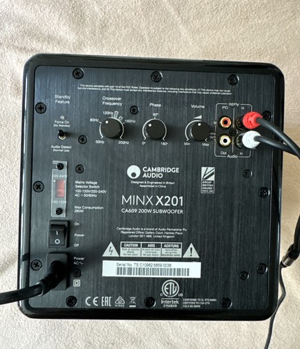 Cambridge audio minx x201 200w - audio,