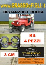 kit 4 Distanziali Ruota FOR Jeep Renegade CJ5  5x139,7  dal 1954  al 1983  30mm
