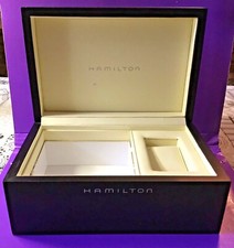 COFANETTO ORIGINALE OROLOGIO “HAMILTON” IN LEGNO