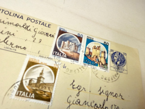 Cartolina postale con - con, vari