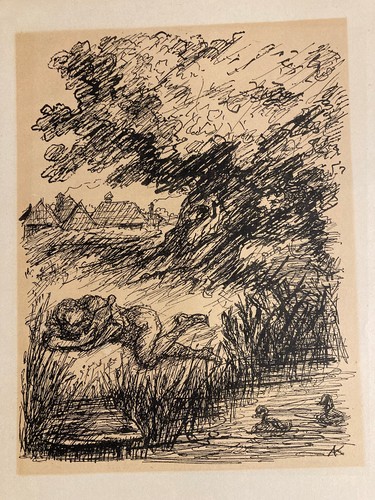 Alfred kubin litografia - kubin:, senza