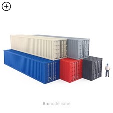 Conteneur pieds 87 h0 - ho,