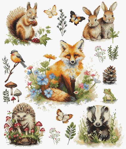 Kit punto croce - , "creature