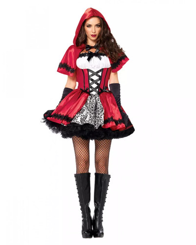 Mini abito costume cappuccetto - mini,