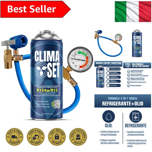 Kit ricarica clima auto r134a - kit,