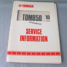 Per Yamaha tdm 850 3vd moto manuale servizio informazioni tecniche manutenzione