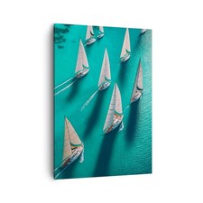 Quadro su Tela 50x70cm Barche