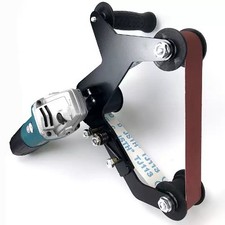 Spazzolatrice tubo tondo smerigliatrice angolare modificata in levigatrice a nastro esterna