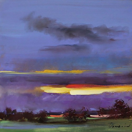 Paesaggio quadro olio - paesaggio,