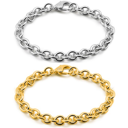 Bracciale argento sterling - bracciale, in