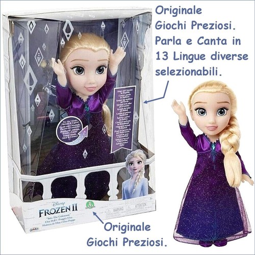 Elsa cantante con luci - e, suoni