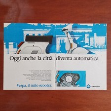1984 Piaggio Vespa automatica - Original AD Advertising Pubblicità Vintage