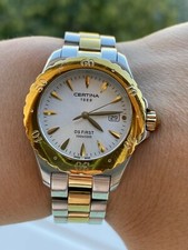 CERTINA DS PRIMO OROLOGIO QUARZO DATA 100M/330FT LADY 31mm DUE TONI SWISS MADE 