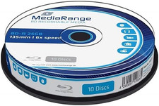 10 BD-R Blu Ray Vergini  25GB