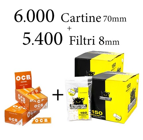 000 cartine ocb - 6.000,