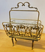 Portariviste vintage in ottone di design anni ' 70 mordenariato