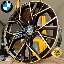 M+Gold KIT 4 Cerchi In Lega 8+9 x 19 x BMW serie 1 3 4 5 6 7 X1 X3 Doppia Misura