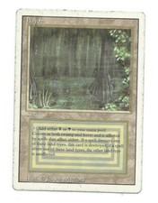 Magic MTG 1x Bayou Revised English Dual Land Gathering www_MoxBeta_com