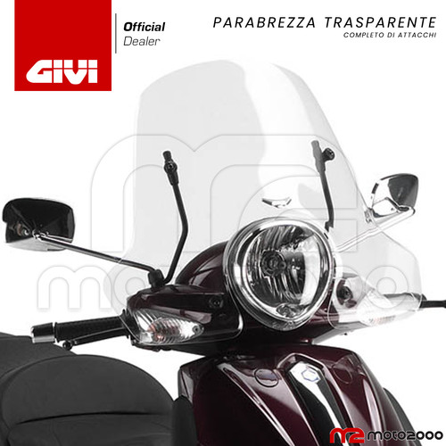 Parabrezza trasparente con - trasparente,