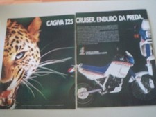 advertising Pubblicità 1987 MOTO CAGIVA CRUISER 125