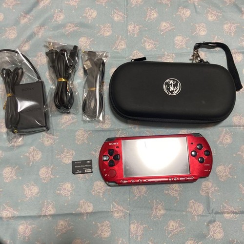Sony psp 3000 console rossa - psp-3000,