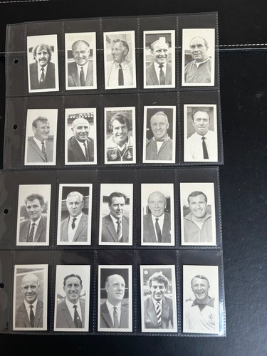 Full set famous footballers - set,
