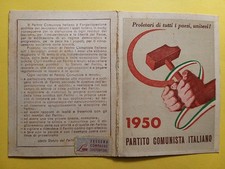 Tessera 1950. Partito