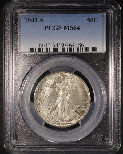 1941 mezzo dollaro - 1941-s, walking