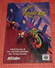 Extreme G istruzioni manuale per gioco console Nintendo 64 N64 corse