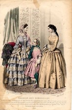 Stampa antica moda DONNE e