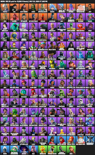 158 account skinned - 💸🔥,