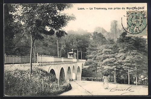 Cartolina laon tramway - le,