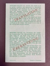 ROLEX Translation Leaflet for FULL SET Daytona Zenith 16520 16523 569.00.35.9.96