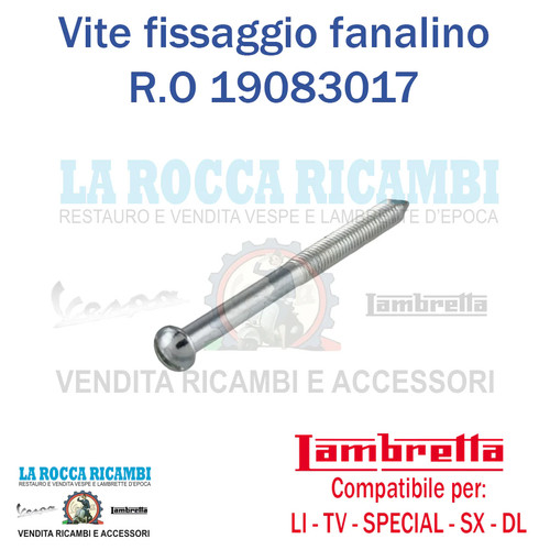 Vite fissaggio fanalino - fissaggio,