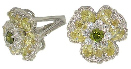 Peridoto fiore verde - peridoto,