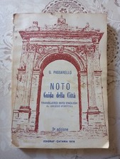 G. Passarello Noto Guida della città 1976 Catania con traduzione in inglese