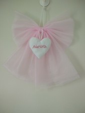 Fiocco nascita tulle