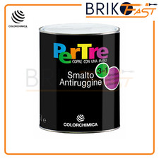 SMALTO ANTIRUGGINE VERNICE PITTURA GEL 3in1 FERRO-LEGNO-NAUTICA Lt 0,375 - 0,750