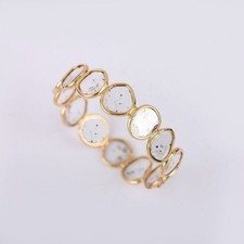 Anello fascia Polki naturale