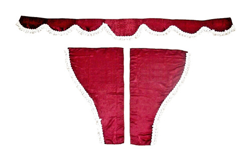 Set tende bordeaux - di, in