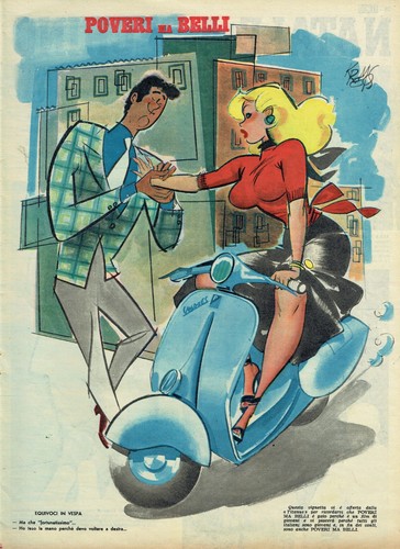 Vespa piaggio pin - pin, up