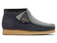 Scarpe da ginnastica Clarks Originals Wallabee blu combinate taglia UK 7-10,5 PREZZO AL PUBBLICO £ 150