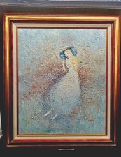 Grande dipinto ad olio - Donna